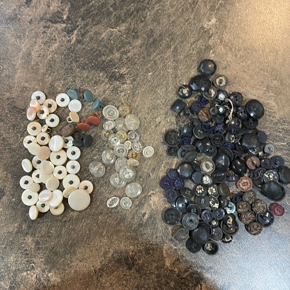 Vintage button lot